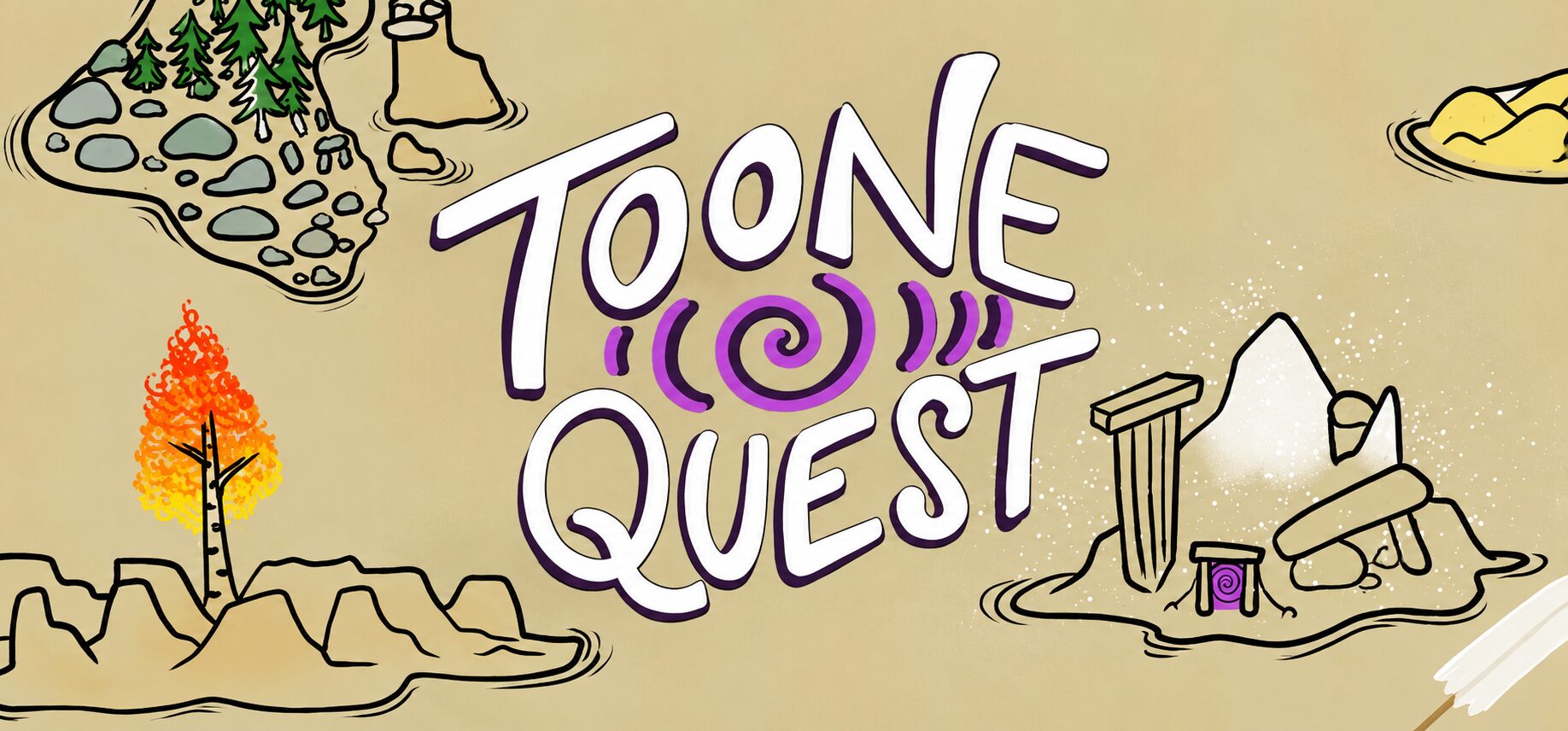 “Toones”はどこにいる？ 5つの島を巡り、探して捕まえるクリーチャー収集ゲーム『TooneQuest』